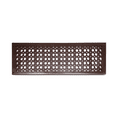 thumbnail image 1 of Air Return Grill 8″ x 24″ with 10″ x 26-1/2″ Faceplate – Decorative Tudor Mushroom Design HVAC Vent Cover, Cast Aluminum, Powder-Coated, Repaintable Wall Ceiling Floor Grille (VR100), 1 of 6