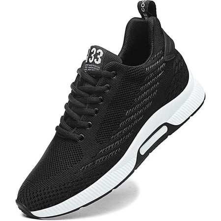 

Men Elevator Sneakers Sports Shoes Invisible Height Increasing 2.36 Inches Taller Elevator Shoes Lace up Fashion Sneakers