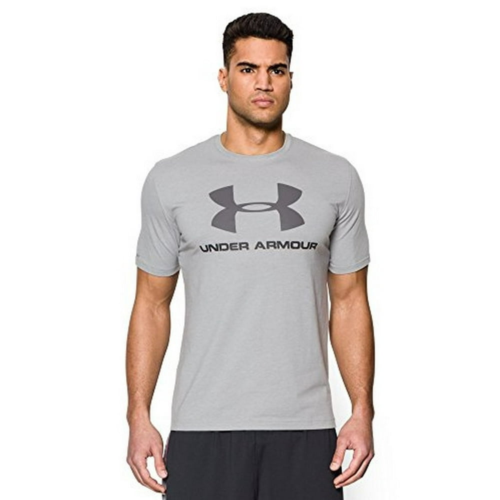 Under Armour Underarmour Male Sportstyle Logo TShirt, Grey, XLarge