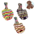 thumbnail image 2 of Pantalones cortos fisiológicos para perros y gatos, 3 uds., ropa interior para perros y gatitos, diseño de tira de pañales, bragas sanitarias con correa Feliz Sencillez, 2 of 5