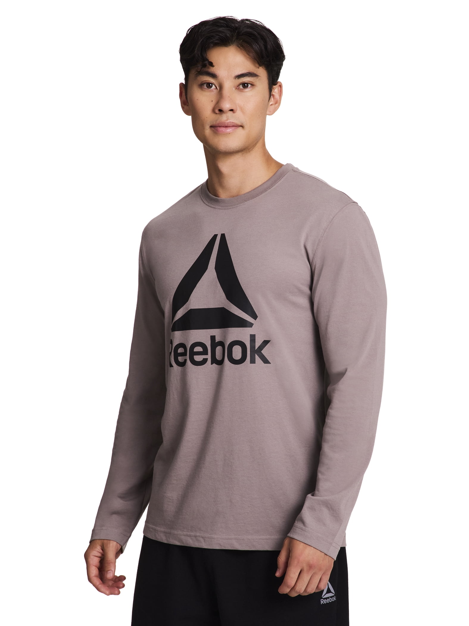 Reebok Men's and Big Men's Core Graphic Long Sleeve Top, Sizes XS-5XL