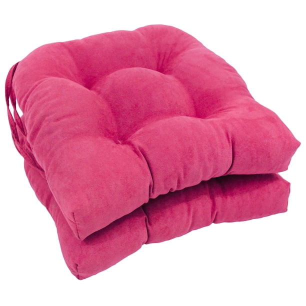 Cojín de microgamuza Pillow Blazing Needles para silla, 40 x 40 cm, paquete de 2