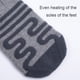 thumbnail image 3 of Calcetines calefactables Calefacción de invierno eléctrica lavable para hombres y mujeres (gris), 3 of 7