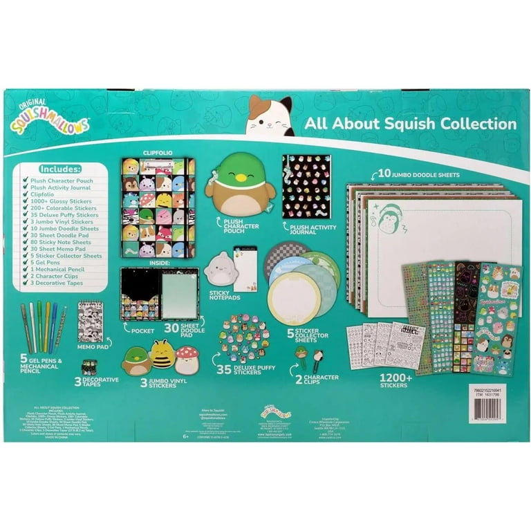 Squishmallows All About Squish Stationery Super Set | Pastel