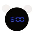 thumbnail image 4 of Reloj despertador digital con espejo, reloj despertador digital con espejo, reloj despertador para niños, reloj con espejo elaborado con cuidado, 4 of 12