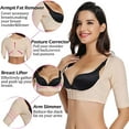 thumbnail image 4 of MISS MOLY Women Upper Arm Shaper Body Compression Sleeves Post Surgical Slimmer Humpback Posture Corrector Tops Shapewear, 4 of 6