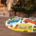 thumbnail image 5 of Defioc Transports with Animals for Christmas Tree Skirt Snowman Xmas Tree Skirt Farmhouse Christmas Decorations Tree Mat for Holiday Party Decor-36", 5 of 6