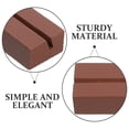 thumbnail image 6 of Wooden Card Holder for Holding Notes Photos and More 10pcs Brown Wood Stand, 6 of 11