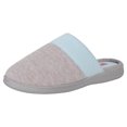 thumbnail image 4 of Hanes Womens ComfortSoft Cotton Slip On Scuff Slipper with Memory Foam, 4 of 9