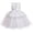 White, variant on Elegant Patchwork Party Dress for Toddler Girls with Delicate Lace and Ruffles Design