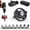 Black, variant on Self Centering Doweling Jig  Precision Drill Guide for Flawless Woodworking Joints 2/3/4/5/6/7/8/9/10mm, Handheld Jig, Flawless Woodworking Joints for Shelf Building, Joinery & Diy Home