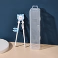 thumbnail image 2 of ACDANC Chopsticks for Kids,Elongated Chopstick Tip Kids Chopsticks,Abs Chopsticks,Blue2, 2 of 4