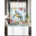 thumbnail image 6 of No Hook Cloth Fabric Shower Curtain with Snap in Liner, Sea Turtle Coastal Waterproof Shower Curtains Set with See Through Top Window, Blue Nautical Summer Beach Ocean Bath Curtains Shower 72"x84", 6 of 6