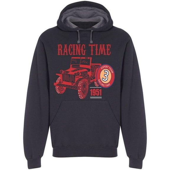 Racing Time, 1951 Hoodie Men - Men Hoodie, 2XL