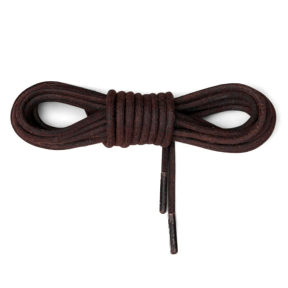 100% Waxed Kevlar Boot Laces - Made in USA - Dark Brown - 81"