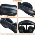 thumbnail image 5 of Headband Cover Compatible with Q45, Q30, Q35, Q20, Q10 Headphones, Protein Leather Zippered Headband Cover Compatible with WH-1000XM4, WH-1000XM3, WH-XB910N, WH-XB900N Headphones (Black), 5 of 7