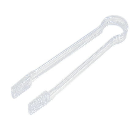 

PATKAW Transparent Acrylic Ice Tongs Serving Tongs Food Clip Bread Cake Salad Tongs for Home Party Bar