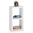 thumbnail image 4 of Honey Can Do White Double Cube Wall Shelf, 4 of 4