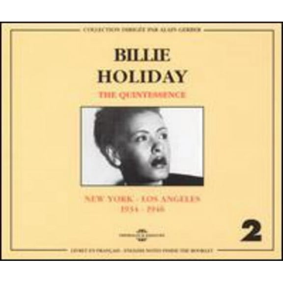 Billie Holiday - Vol. 2-Quintessence New York-Los Angeles - Music & Performance - CD