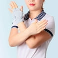 thumbnail image 4 of facefd Gant de Golf Rafraîchissant Femmes Hommes Conduite Pêche Gants Protection UV L Gris Droit, 4 of 5