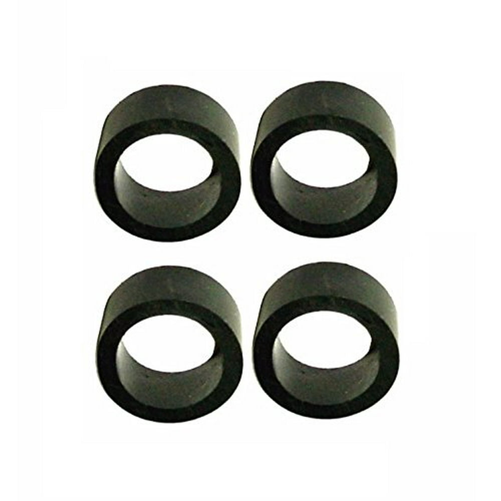 set-of-4-black-nylon-spanner-bushing-spacer-reducer-1-od-x-3-4-id-x-1