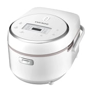 CUCKOO Micom Rice Cooker 8-Cup Uncooked / 16-Cup Cooked with Nonstick Inner Pot, Large Rice Maker with 11 Menu Options, Fuzzy Logic Technology, Auto Clean Mode, LCD Display, White (CR-0810F)