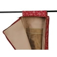 thumbnail image 2 of Covermates Keepsakes Hanging Gift Wrap Storage Bag – Holds up to 20 Rolls - Interior Pockets for Accessories - Holiday Storage, Red Snowflake, 2 of 6
