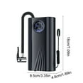 thumbnail image 3 of Portable Car Air Pump, Mini Electric Inflator, Quick Tire Inflate, Intelligent Pressure Monitoring, Battery-Powered Car Air Pump, Includes Power Cord and Adapters, Car Gadgets & Accessories, 3 of 6