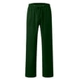 thumbnail image 5 of Pants for Men, Men Fashion Summer Solid Casual Elastic Waist with Pocket Pants, 5 of 5