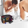 thumbnail image 5 of Goofa Mandala Colorful Printed Toiletry Bag with Handle,Large Capacity Travel Makeup Cosmetic Bag for Women, Carry on Airport Airline Compliant Bag, 5 of 9
