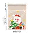 thumbnail image 3 of Gallickan Christmas Candy Bags, Adhesive Snack Packaging, Holiday Gift Bags for Sweets, Treat Bags for Nougat and Biscuits, Party Favor Containers for Snacks, Clear, 3 of 6