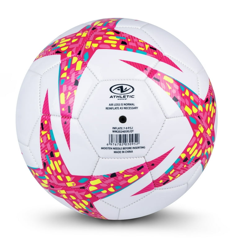 ★ ★ Unisex Light Pink CKJ Institutional Ball Ca Athletic Works Size 4 Soccer Ball, Pink - Walmart.com
