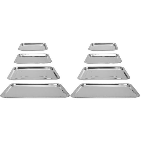 

NUOLUX Baking Steel Tray Pans Cookie Bbq Serve Container Serving Plate Outdoor Kitchen Sheetsheet Stainless Chef Pans Sheets