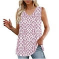 thumbnail image 2 of Teissuly Fashion Women's Spring/Summer Solid Color Casual V-neck Sleeveless Top Tank Top, 2 of 6