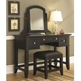thumbnail image 5 of Homestyles Bedford Wood Vanity Bench in Black, 5 of 5