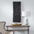 thumbnail image 2 of Uttermost A Rassemblé 49x19" Contemporain Décoration Murale en Bois Teck en Noir, 2 of 8