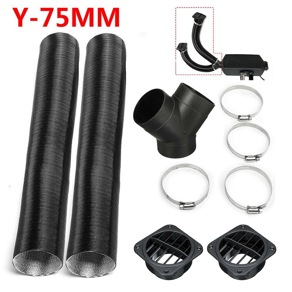 Tohuu Heater Vent Pipe Car Heater Duct Vent Kit 75mm Parking Heater Air Duct  Car Heater Pipe Ducting Warm Air Vent Outlet Kits For Eberspacher competent  - Walmart.com