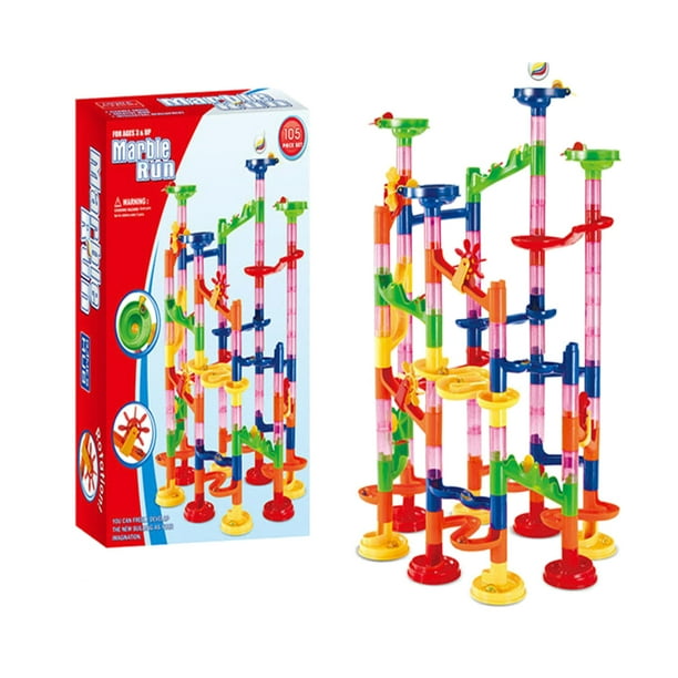 105Pcs DIY Construction Marble Race Run Maze Balls Track Educational