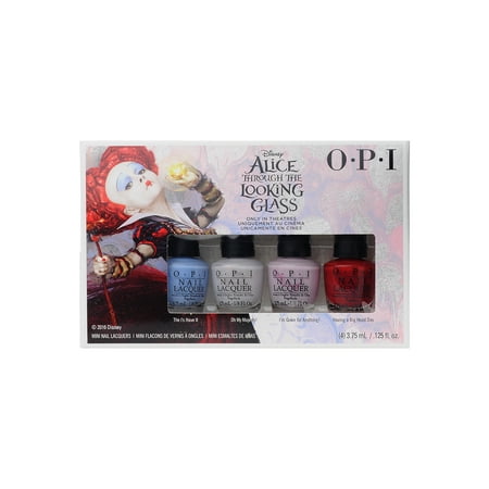 OPI Nail Lacquer Brights Alice 4-piece Mini Pack - Walmart.com