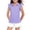 #A02-Light Purple, variant on Girls Ruffle Short Sleeve Golf Polo Shirts V-Neck Collared School Uniform Tee Quick Dry Athletic Sports Girls Uniform Shirts