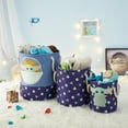 thumbnail image 2 of Star Wars The Mandalorian Grogu Yoda Kids Fabric Round Nestable Storage Bin Set, 3-Piece, 2 of 7