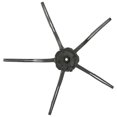 thumbnail image 2 of 2Pcs Side Brush Replacement Accessory for XIAOMI Roborock S6 S5 E35 E2 Sweeping Robot Black, 2 of 4