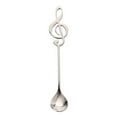 thumbnail image 2 of Ludlz Stainless Steel Musical Notes Ice Cream Coffee Tea Stirring Spoon Tableware Music Note Design Spoons 304 for Coffee Tea Dessert Drink Mixing Milkshake Spoon Tableware, 2 of 7