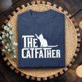 thumbnail image 2 of Jollimate The Catfather Shirt, Cat Father Shirt, Cat Dad Gift, Cat Lover Gift Shirt, 2 of 6