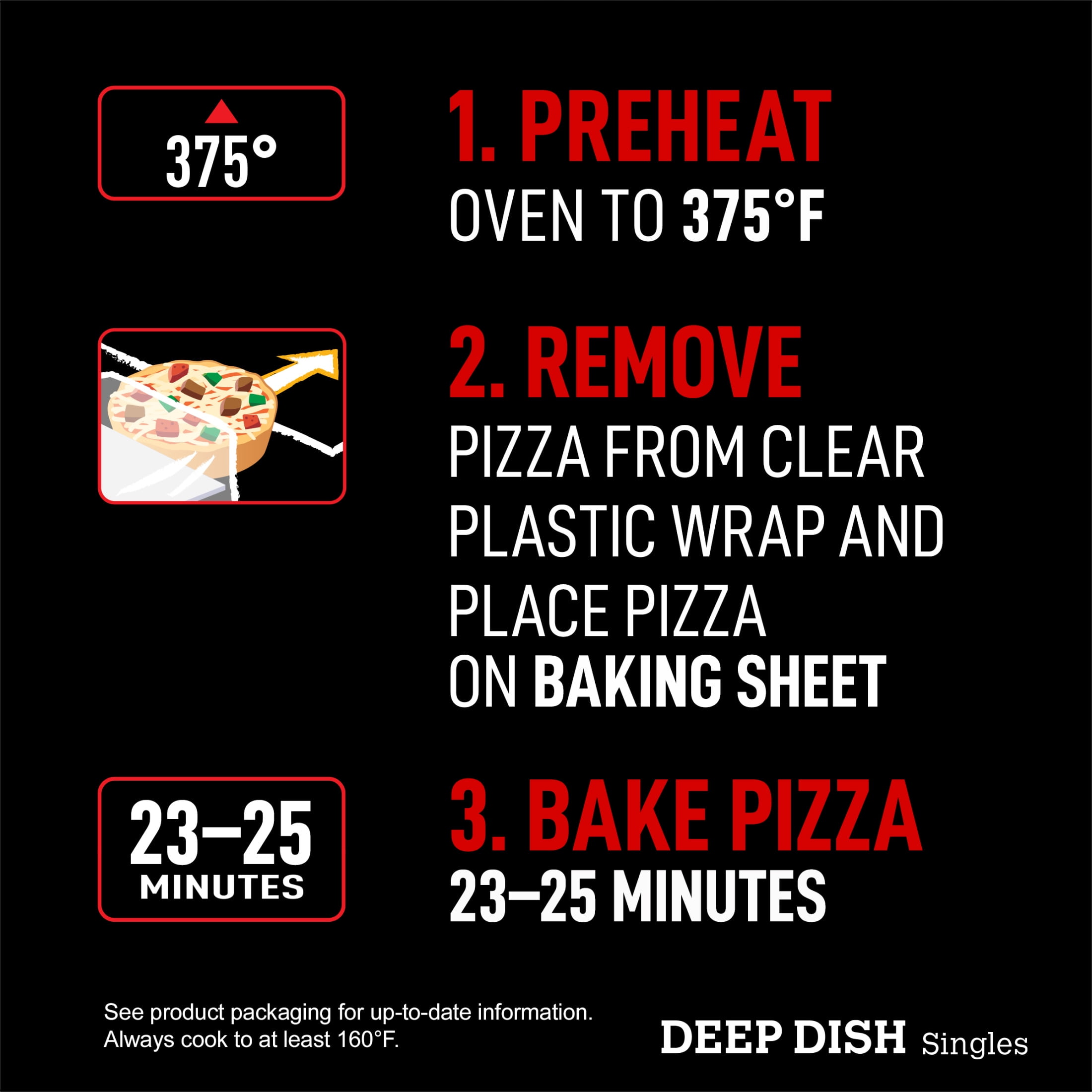 Red Baron Supreme Deep Dish Singles Frozen Personal Pizza, 11.5 oz 2 Pack