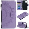 thumbnail image 1 of Allytech Embossed Mandala PU Leather Case for iPhone 13 Pro Max 2021(6.7"), Slim Soft TPU Bumper Anti-Scratch Flip Kickstand Detachable Lanyard Wallet Protective Case for iPhone 13 Pro Max, Purple, 1 of 6