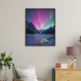 thumbnail image 4 of Paint By Numbers Kit for Adults Beginner - Aurora Mountains Pink Sky Reflection DIY Canvas Painting Kits for Adults, Frameless Paint By Number for Adults for Home Wall Decor 16x20 Inch, 4 of 7