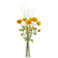 thumbnail image 1 of Nearly Natural 1566-YL Poppy & Grass Artificial Arrangement - Yellow, 1 of 1