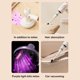 thumbnail image 3 of Aspiradora de mano para cama, luz violeta, pelo de mascotas, inalámbrica para automóvil, limpieza de tejidos, erradicador de chinches de cama - Blanco, 3 of 6