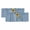 Blue, variant on 2 Pack Valances for Windows, Sunflowers Window Valances for Living Room/Bedroom/Bathroom, Vintage Bee You Are My Sunshine Beige Light Filtering Kitchen Curtain Valance Window Treatment 42"W x12" L